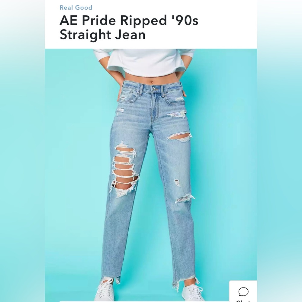 Regular-AE Strigid Curvy '90s Straight Jean
